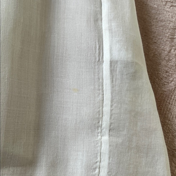 Frame Denim White Blouse with Black Ruffle Trim - Picture 9 of 16